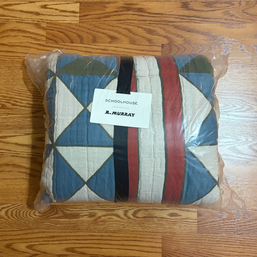 NEW Schoolhouse x Rachel Murray Windmill Cotton Quilt Full/Queen
